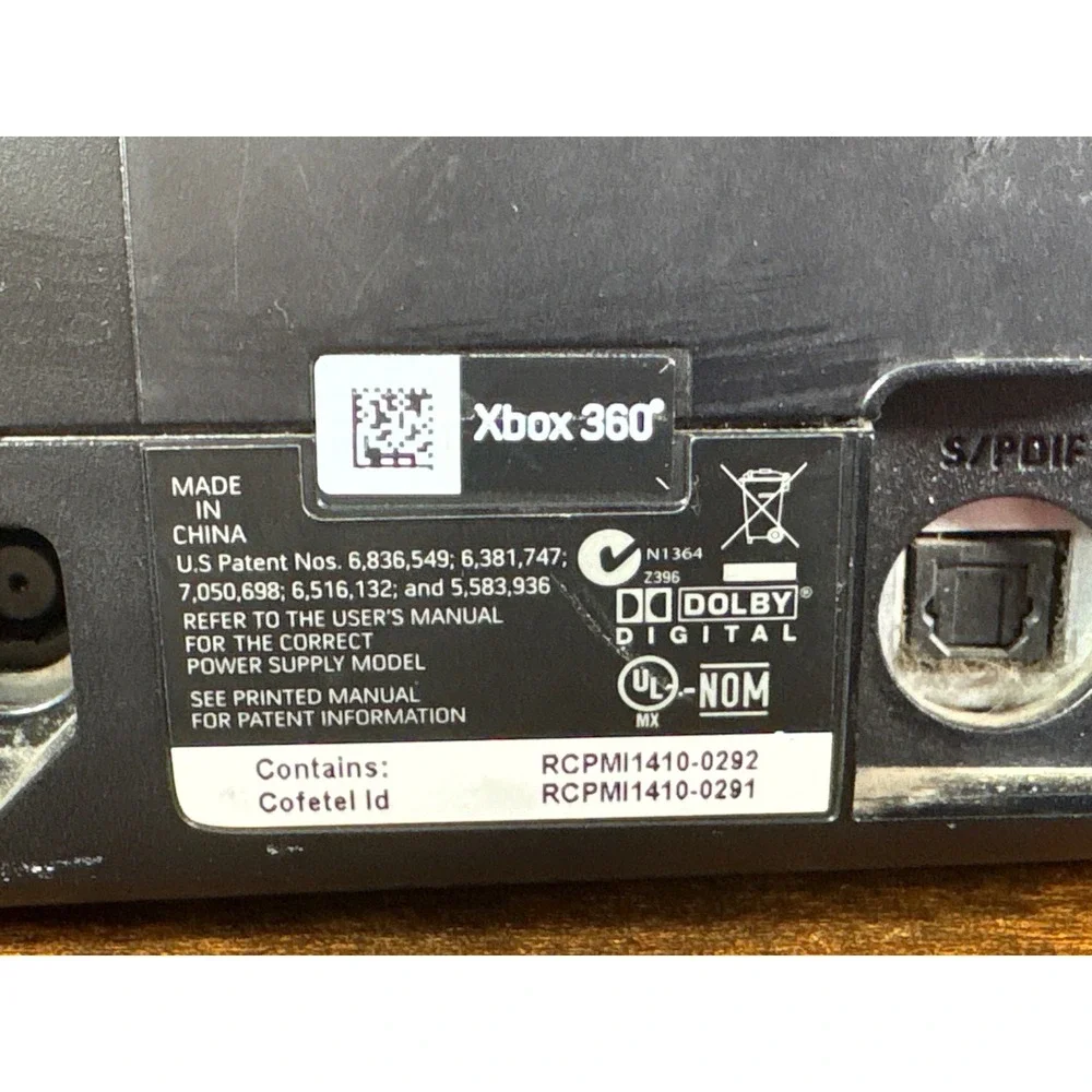 Microsoft Xbox 360 S Console Model 1439 Matte Black Slim Video Game System